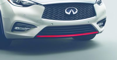 Infiniti Front Bumper Lip Finisher - Red KE610-5D021