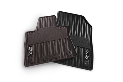 Infiniti All-Season Floor Mats - QX50 (Rubber / Brown) T99E1-5NA1A