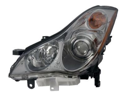 Plug-and-Play Passenger Side Xenon Headlight For 2008-2017 Infiniti EX35 & EX37 | OEM Fit, 30-Day Warranty