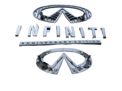 Infiniti 62890-3H510 Gold Plated Front Emblem Logo