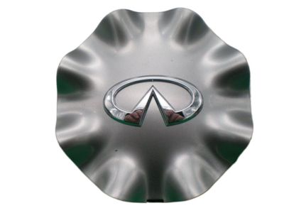 OEM Infiniti FX35 FX45 20” 8-Spoke Wheel Center Cap – Genuine 40315 CG210, Hyper Silver, Single