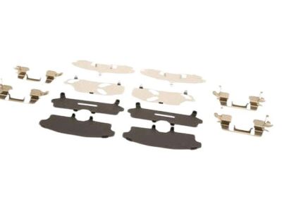 Infiniti D1080-3JA0A Hardware Kit-Front Disc Brake Pad