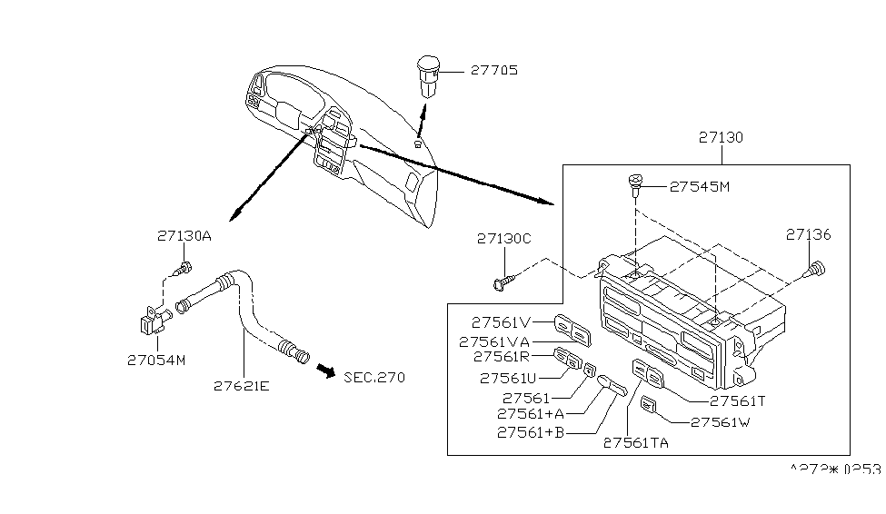 Infiniti 28529-31U02 Bulb Assy-Control