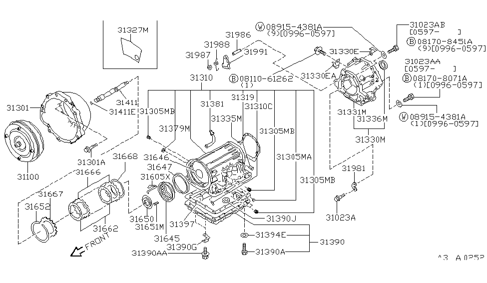 Infiniti 31331-41X16 Case-Adapter