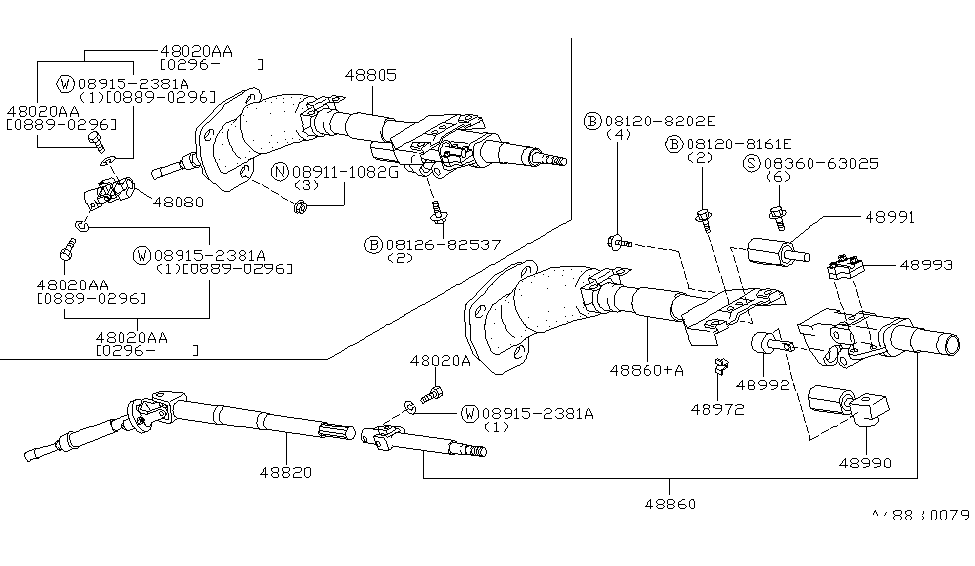 Infiniti 48993-60U60 Sensor Assembly-TELESCOPIC