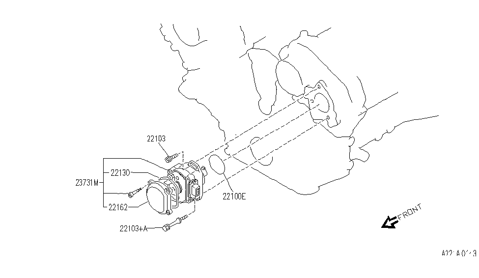 Infiniti 22185-F6510 Packing