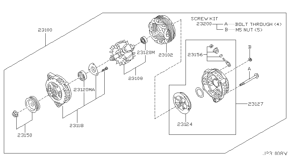 Infiniti 23108-AU400 Rotor Assembly