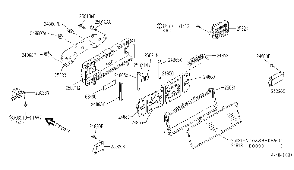 Infiniti 24860-F6601 Socket&Bulb