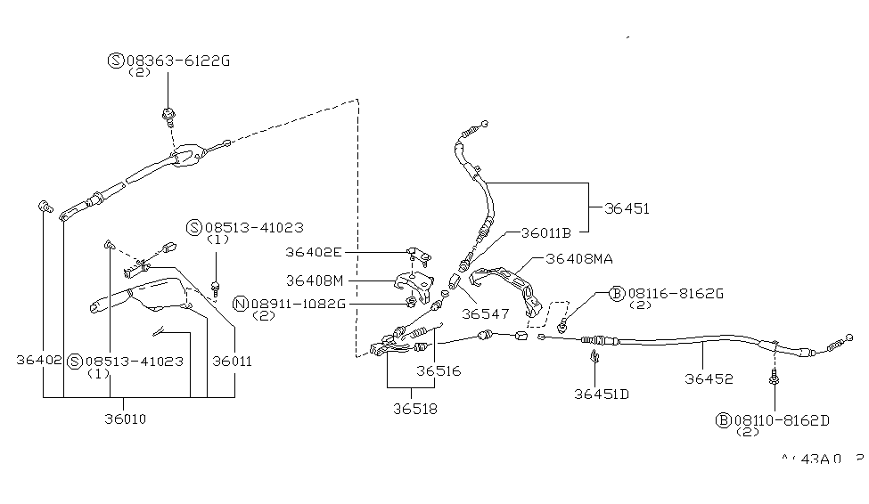 Infiniti 36457-41L00 Spring-Return