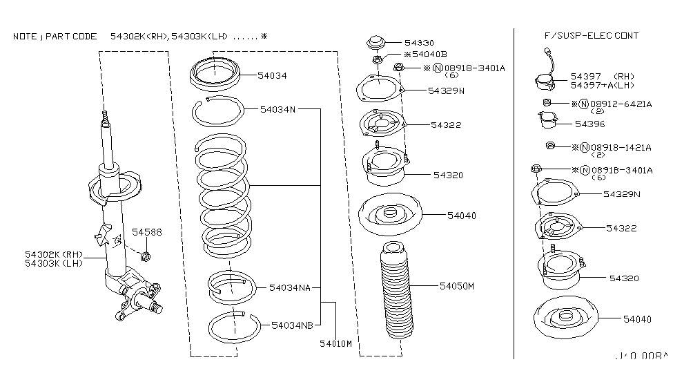 Infiniti 54396-AH300 Plate-ACTUATOR