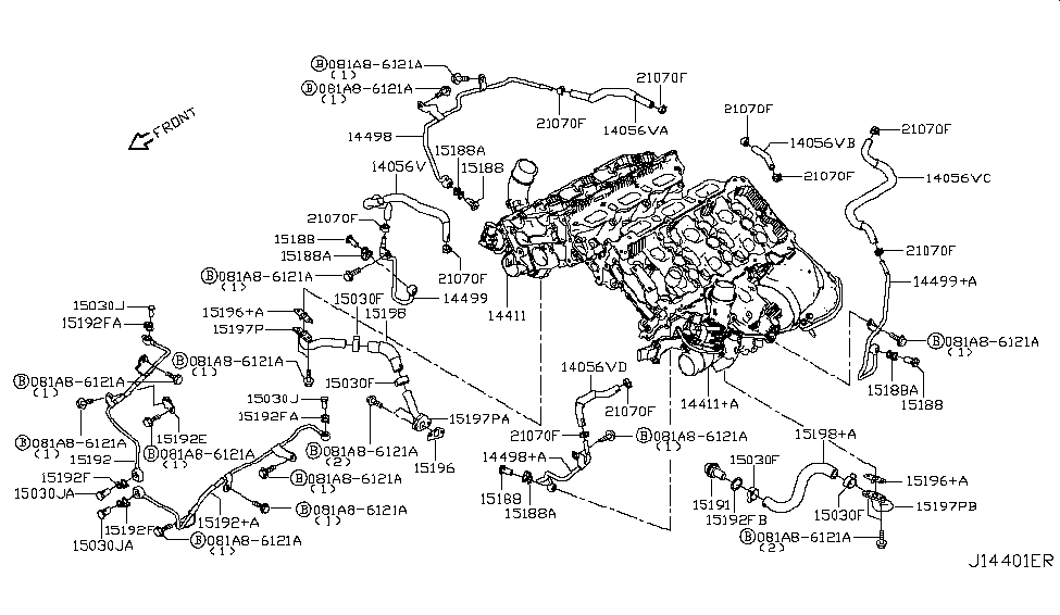 Infiniti 11026-AD200 Gasket