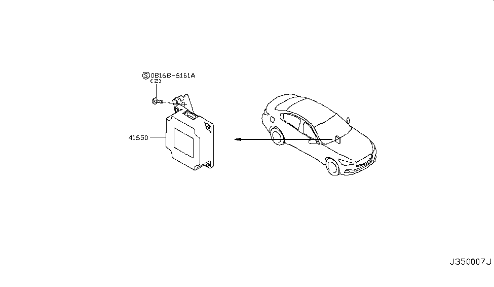 Infiniti 41650-5CA6A Controller Assy-Torque Split