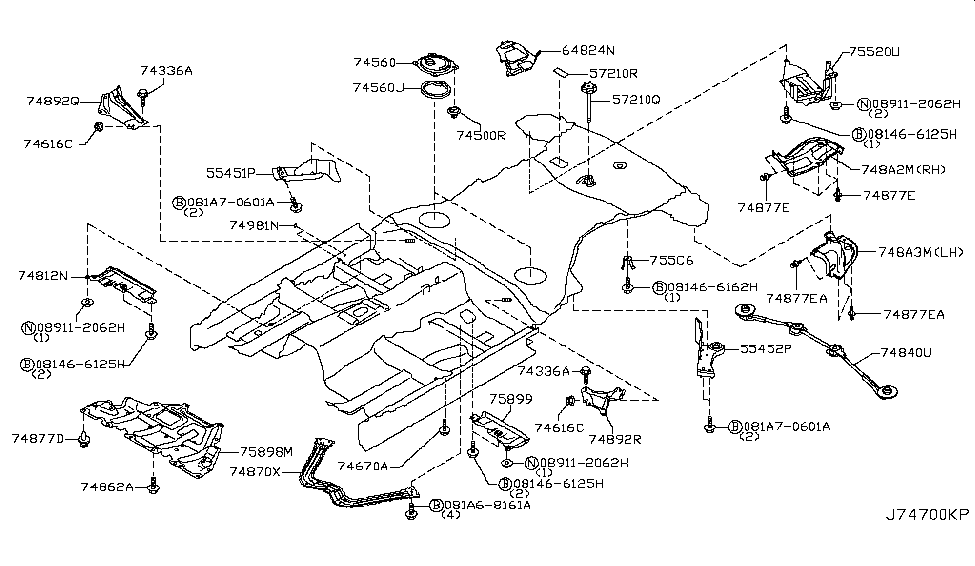 Infiniti 755C6-1CA0A Support Spring INSULATOR