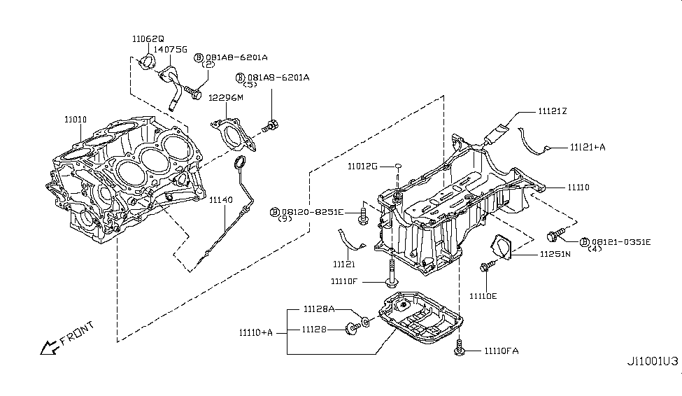 Infiniti 11062-AM700 Gasket-Connector