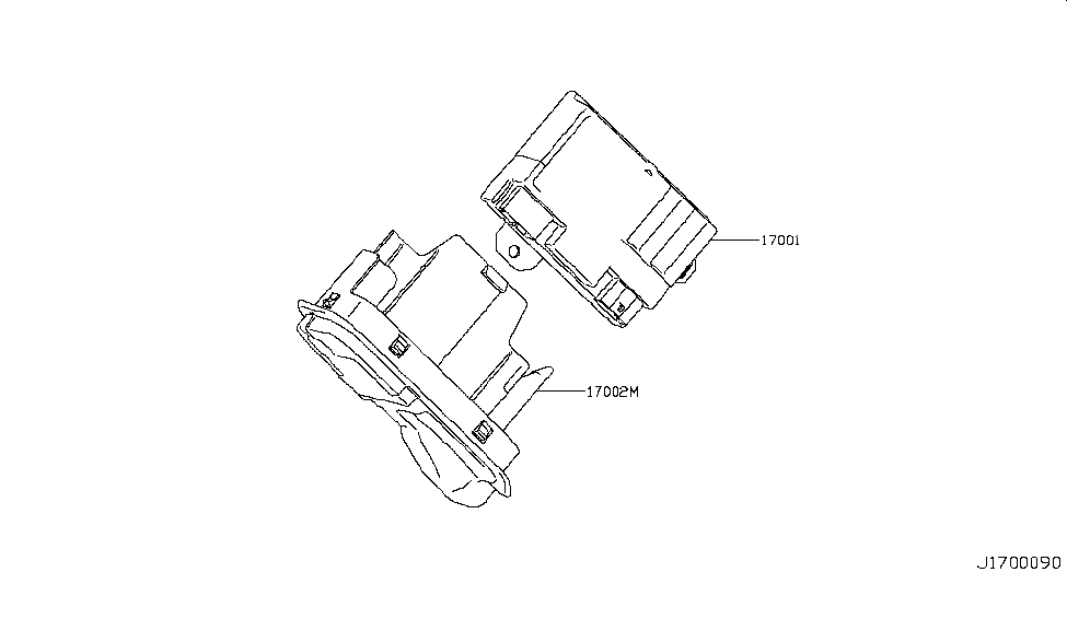 Infiniti 17002-5DD0A Bracket-Fuel Pump Control Modulator