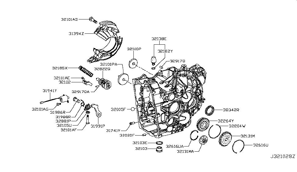 Infiniti 31988-HG00B Spring-Return Pawl