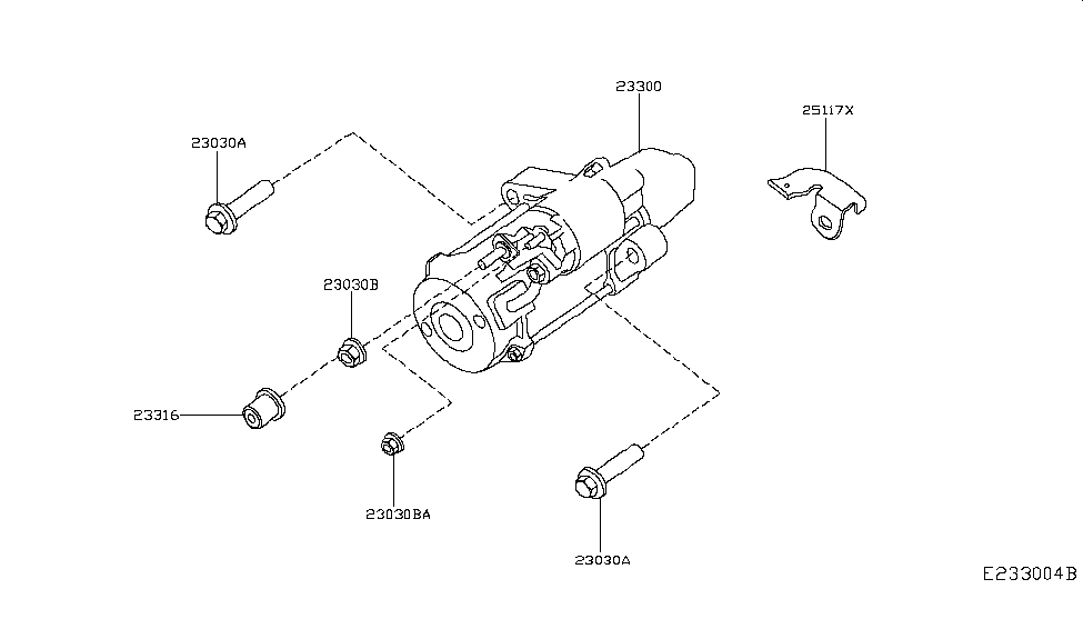 Infiniti 25118-5DA0D Bracket-Starter Relay