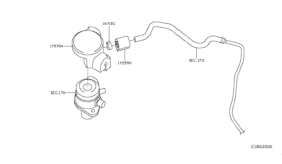 Infiniti 16448-90C0N Clamp