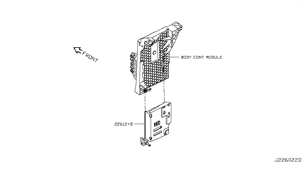 Infiniti 23714-5DA0C Bracket-Control Unit