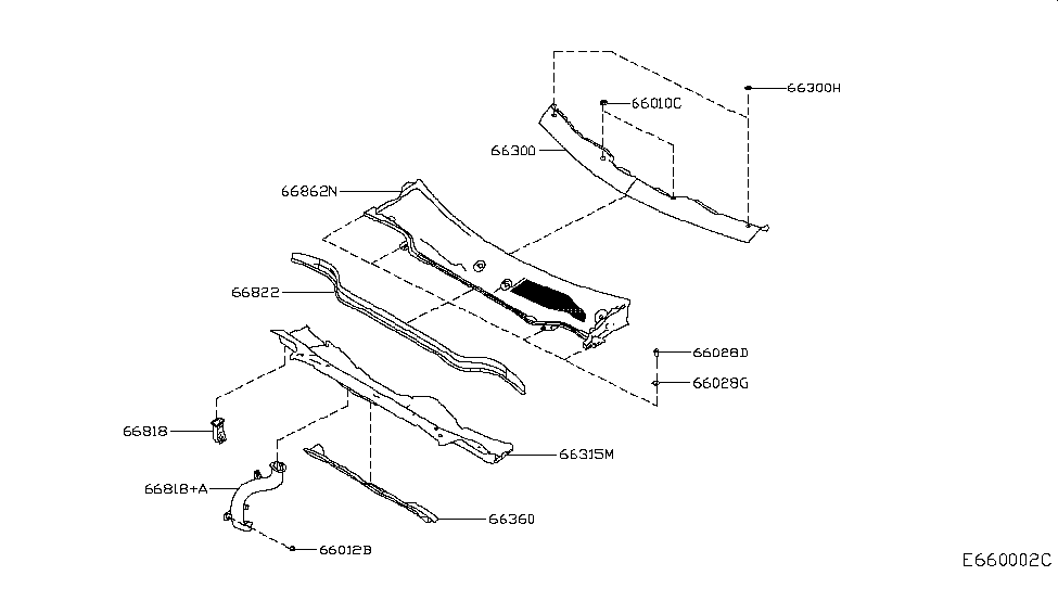 Infiniti N5091-5DA0C Grommet