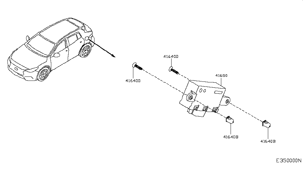 Infiniti 41650-5DE0B Control Assembly-Torque Split