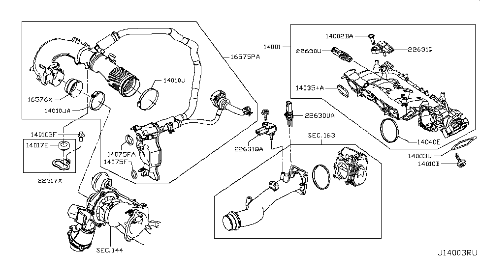 Infiniti 16557-HG00B Mounting-Rubber