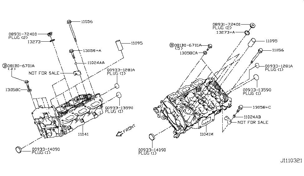 Infiniti 00933-14090 Plug