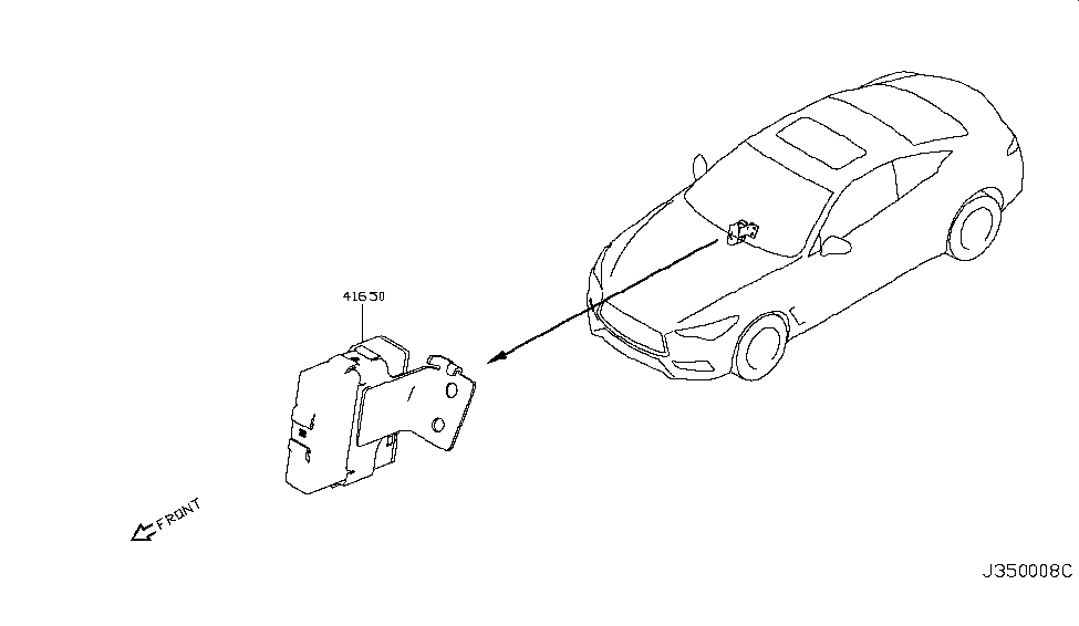 Infiniti 41650-5CA7A Controller Assy-Torque Split