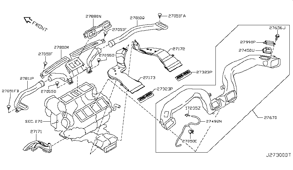 Infiniti 24225-70F05 Clip