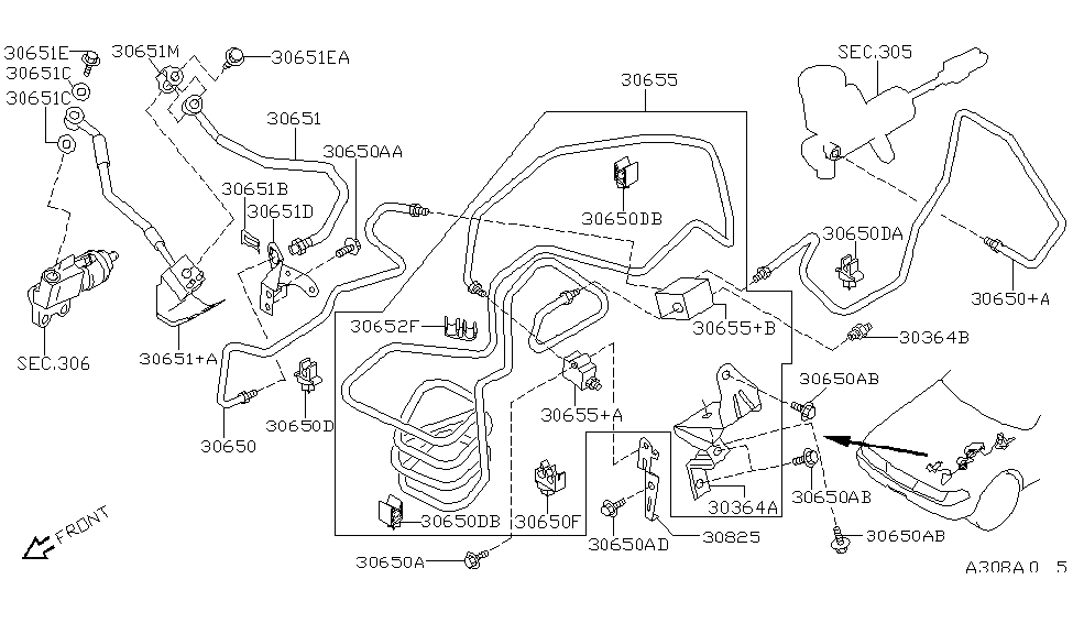 Infiniti 30825-40U10 Bracket Connector