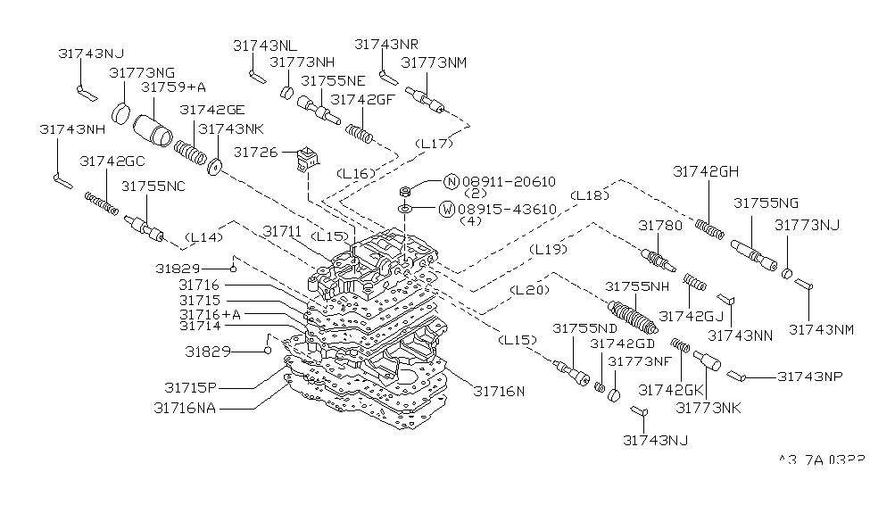 Infiniti 31719-80X10 Plate-Separator