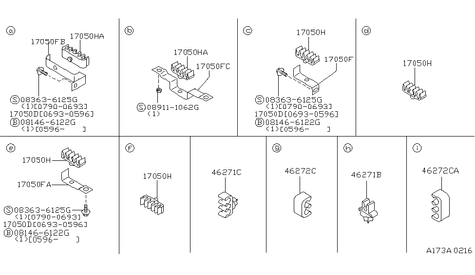 Infiniti 17571-50J00 Clip