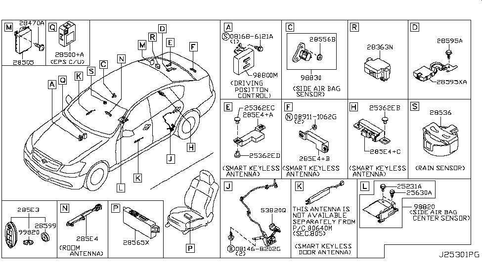 Infiniti 28505-EJ71A Control Assembly-HICAS