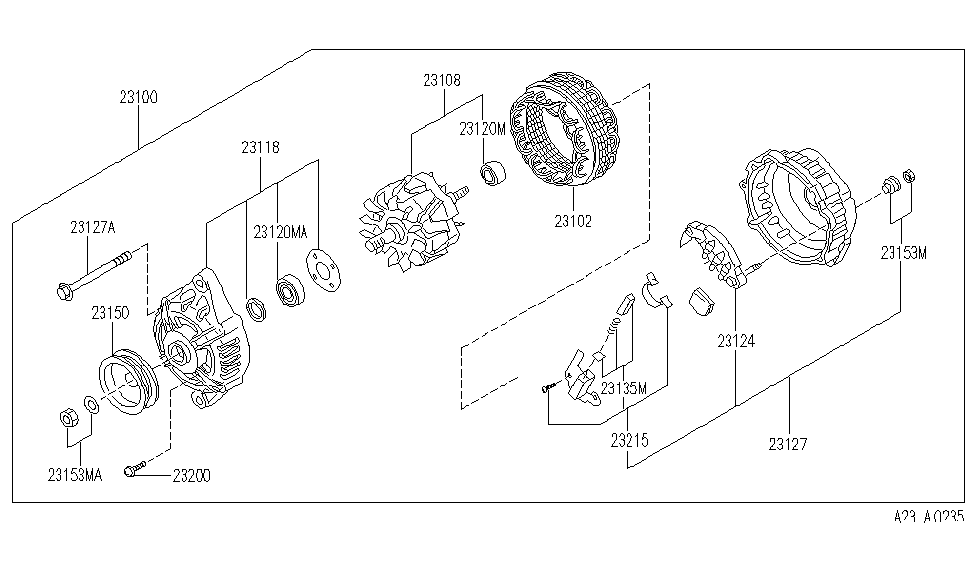 Infiniti 23108-0P610 Rotor Assembly