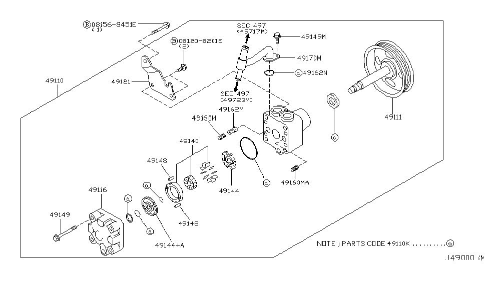 Infiniti 49168-CG002 Valve Assembly-Flow Control