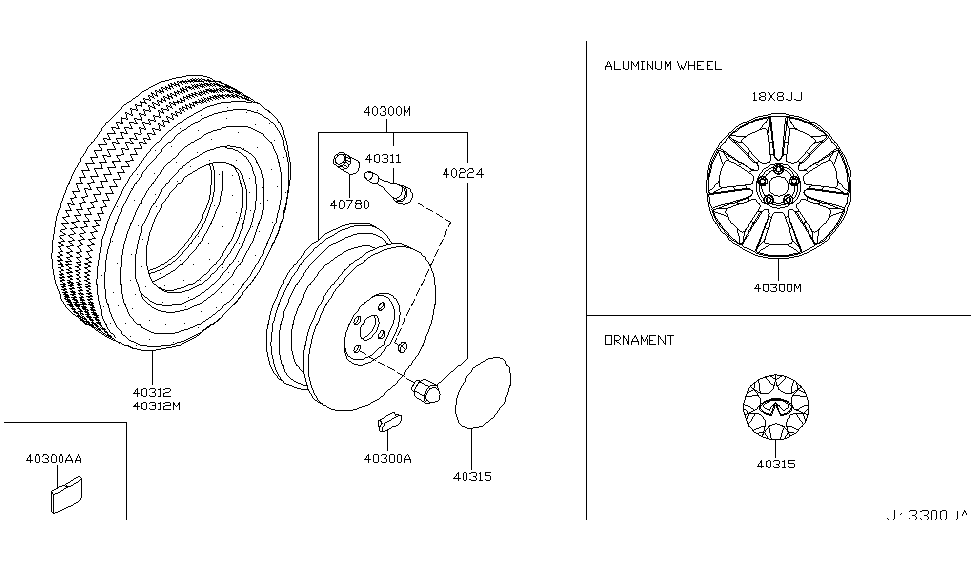 Infiniti 40780-CG000 Nut-Special