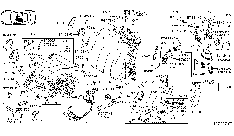 Infiniti 88695-JL01A Screw