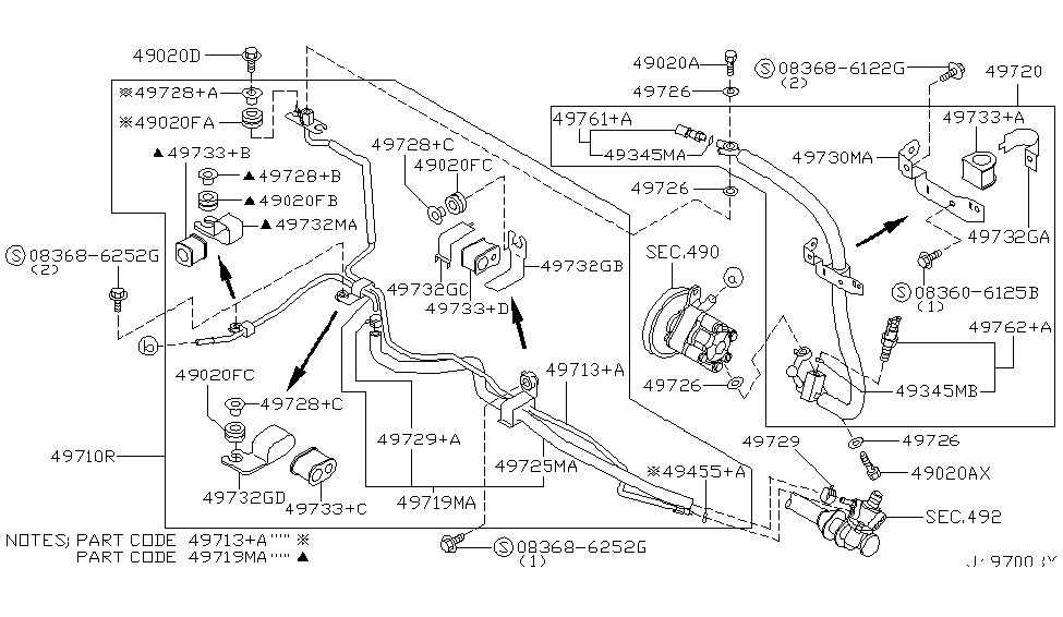 Infiniti 49345-V5400 Seal-O Ring