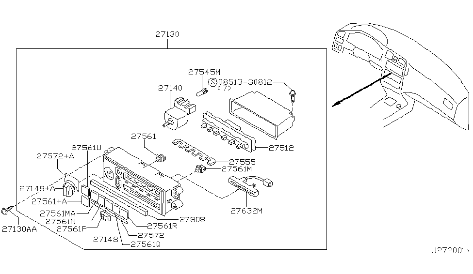 Infiniti 27566-8E000 Button-Defroster