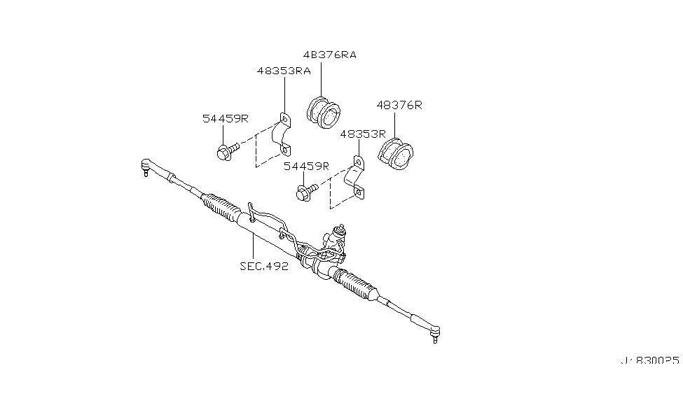 Infiniti 54449-3J600 Bracket