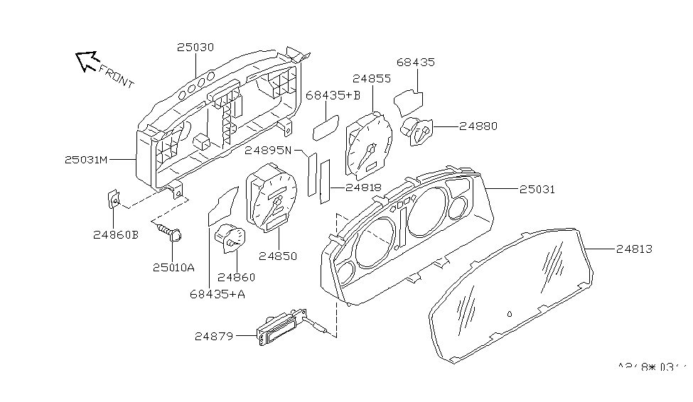 Infiniti 24814-7J401 Plate Assy-Printed Circuit