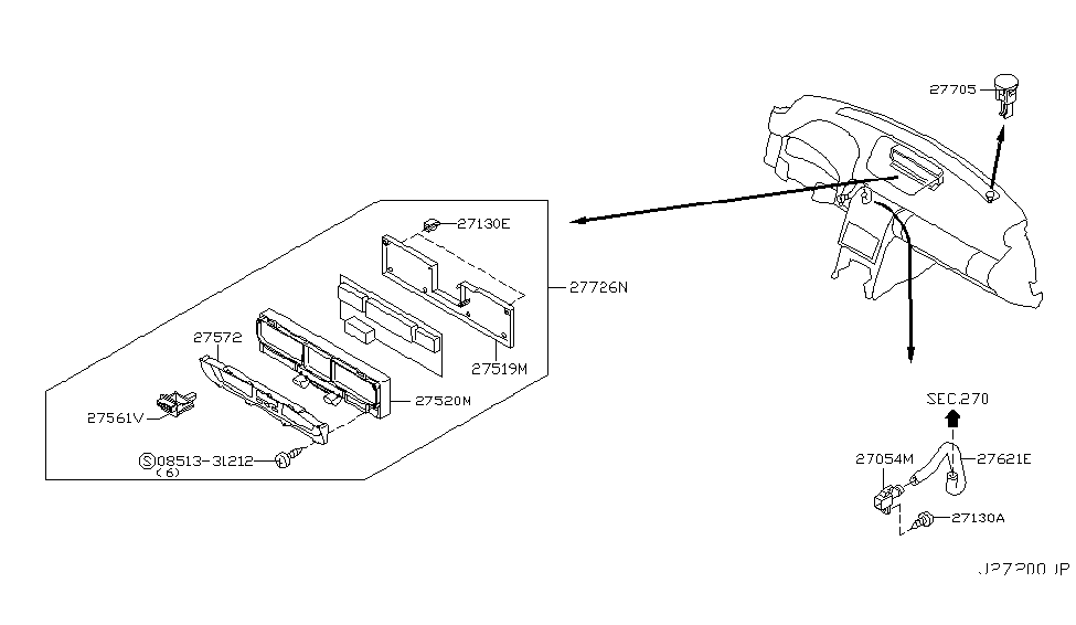 Infiniti 27579-AC505 Pin-Control Heater