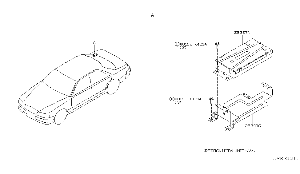 Infiniti 28337-AR205 Recognition Unit-Telephone