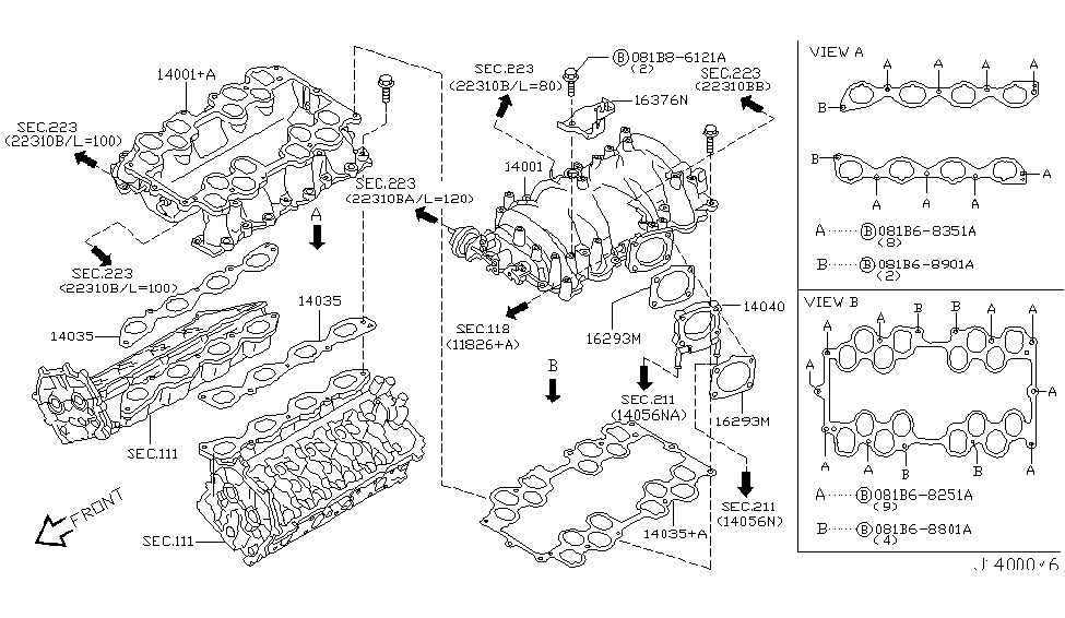 Infiniti 16165-AR200 Bracket-Accelerator Cable