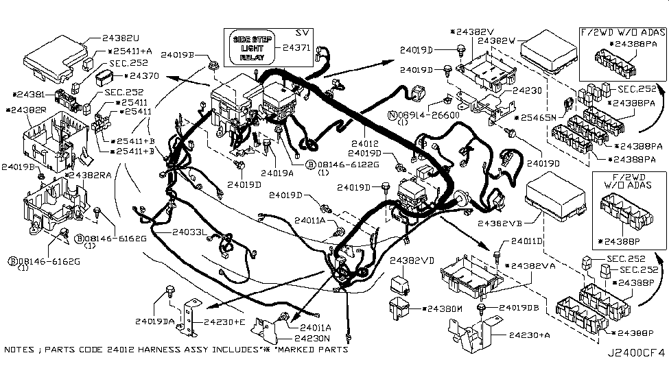 Infiniti B4371-1A69A Fuse-Holder