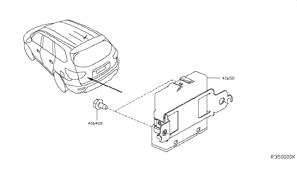 Infiniti 41650-3JA0B Control Assembly-Torque Split