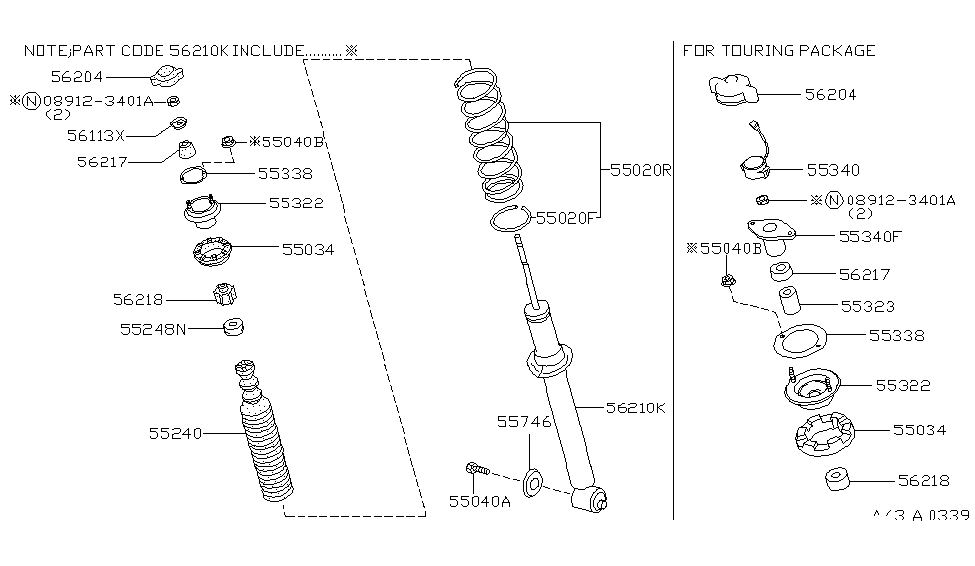 Infiniti 56204-4P701 Cap-Rear Shock Absorber