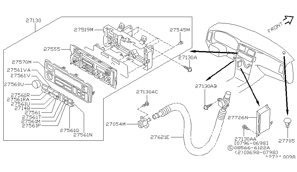 Infiniti 27570-6P100 Finisher Assy-Control