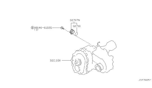 2003 Infiniti QX4 Speedometer Pinion Diagram 2