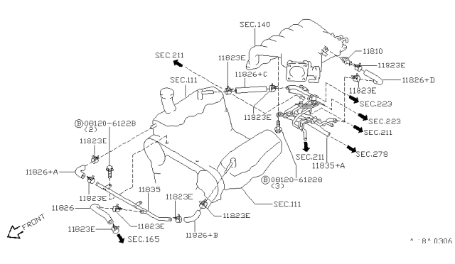 1998 Infiniti QX4 Crankcase Ventilation Diagram